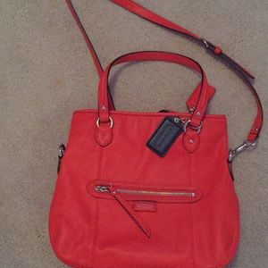 Orange Coach Purse